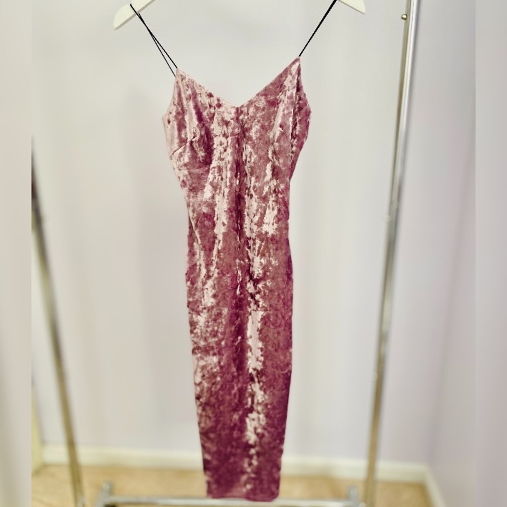 Charlotte Russe Lavender Velvet Dress